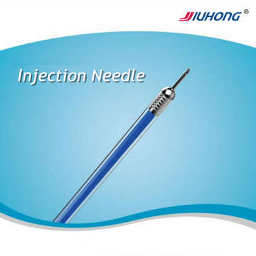 Disposable Endoscopic Sclerotherapy Injection Needle with Metallic Tip